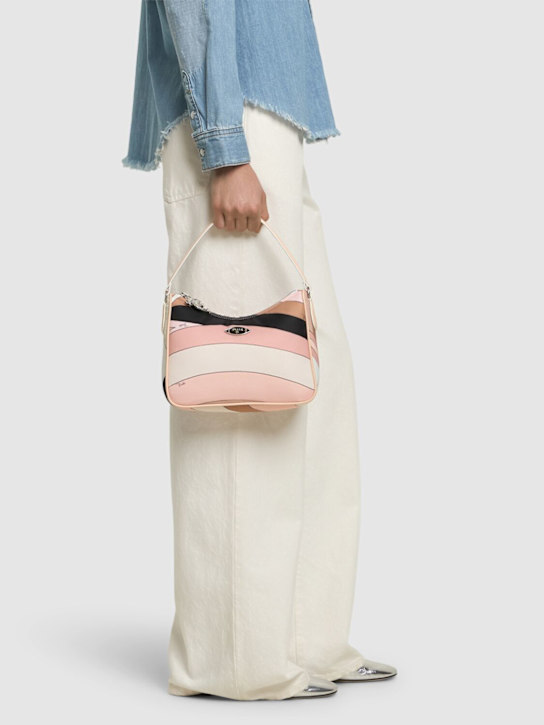 Pucci: Iride nylon shoulder bag - Nude - women_1 | Luisa Via Roma