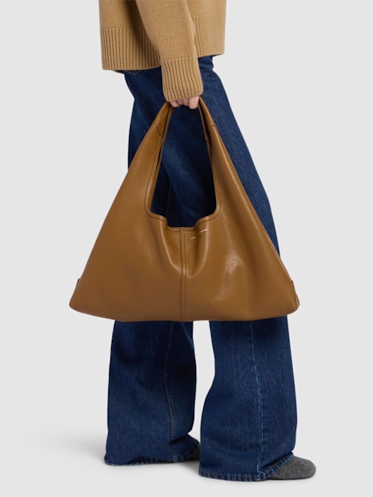 AMI Paris: Etienne leather shoulder bag - women_1 | Luisa Via Roma