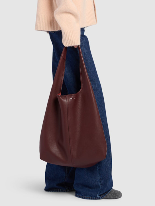 AMI Paris: Borsa shopping Etienne Hobo in pelle - women_1 | Luisa Via Roma