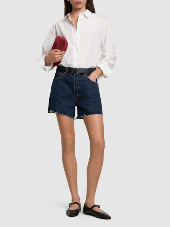 RE/DONE: 90s low slung denim shorts - women_1 | Luisa Via Roma