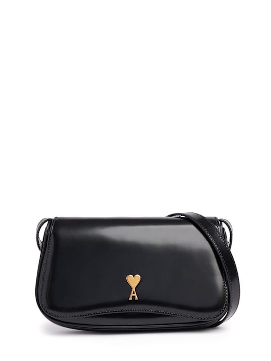 AMI Paris: Mini Paris Paris brushed leather bag - women_0 | Luisa Via Roma