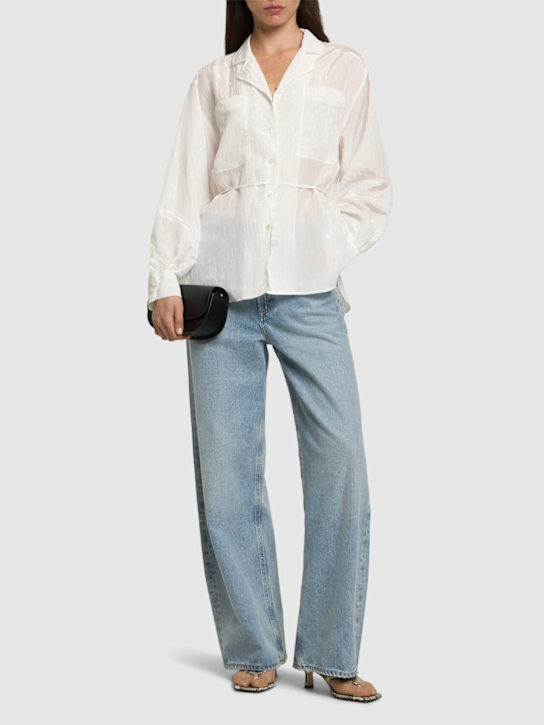 Dunst: Silky belted shirt - women_1 | Luisa Via Roma
