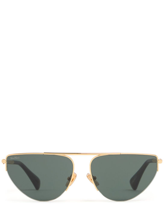 Max Mara: Menton4 metal sunglasses - women_0 | Luisa Via Roma