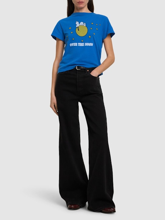 RE/DONE: 70s Ultra high rise wide leg jeans - women_1 | Luisa Via Roma