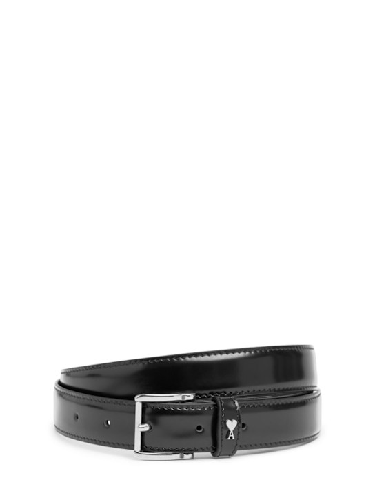 AMI Paris: Leather belt - men_0 | Luisa Via Roma