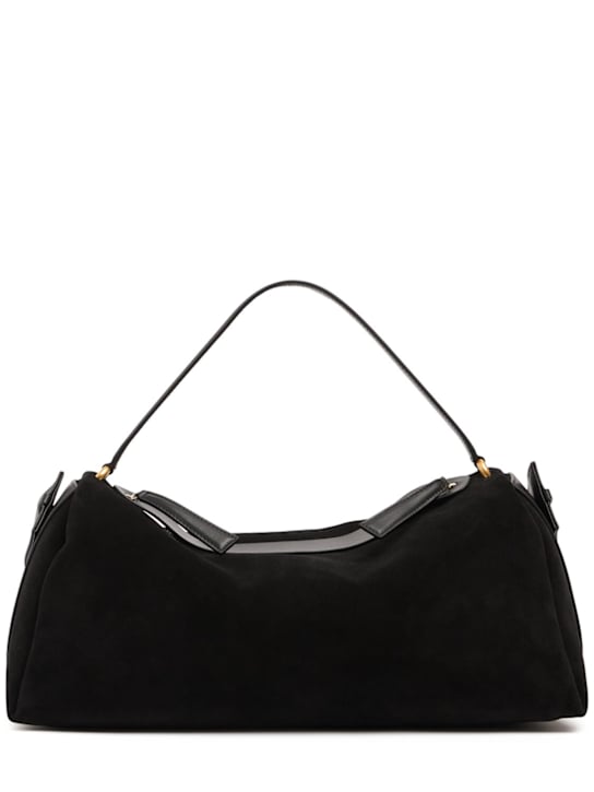 Neous: Scorpius suede shoulder bag - Black - women_0 | Luisa Via Roma