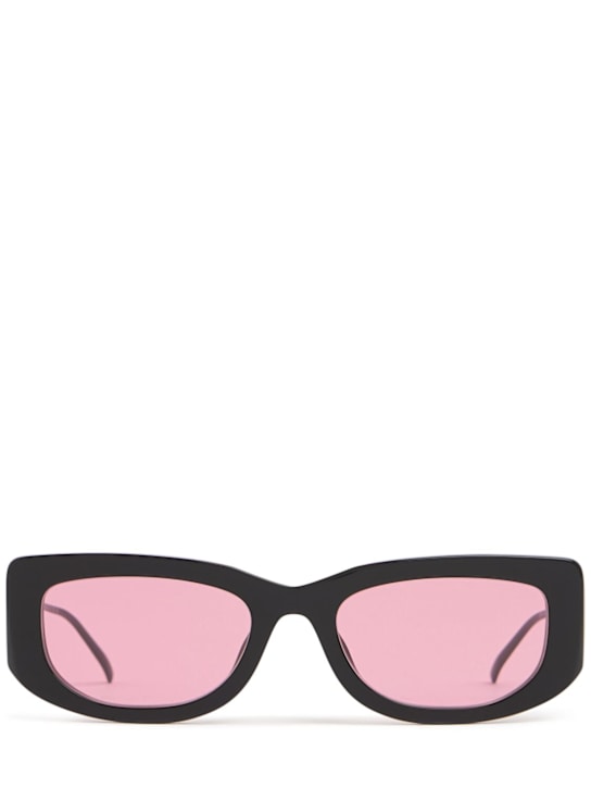 Prada: Occhiali da sole Prada Symbole in acetato - Nero/Rosa - women_0 | Luisa Via Roma