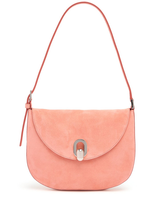 Savette: Borsa hobo The Small Tondo in camoscio - Camelia - women_0 | Luisa Via Roma