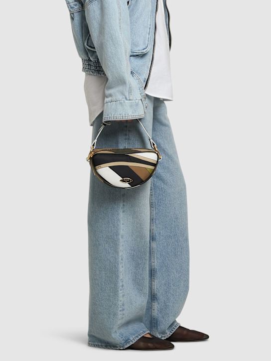 Pucci: Iride nylon top handle bag - Khaki - women_1 | Luisa Via Roma