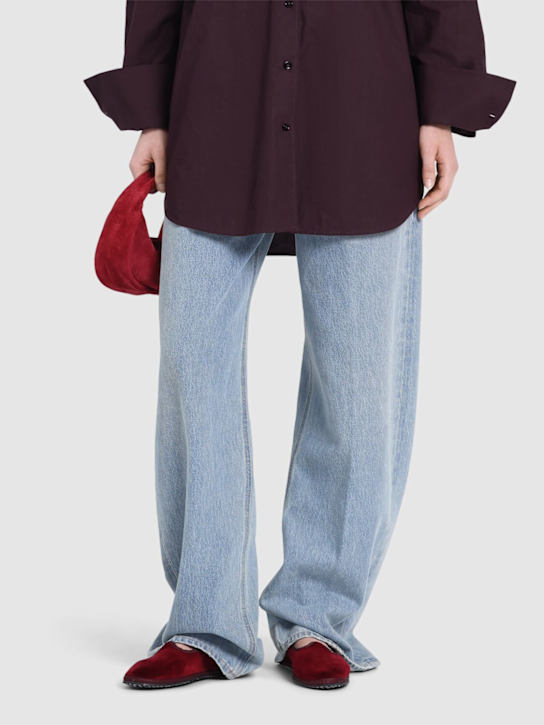 Vibi Venezia: 10mm Bordeaux velvet slippers - women_1 | Luisa Via Roma