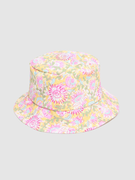 Louise Misha: Flower プリントバケットハット - ピンク - kids-girls_1 | Luisa Via Roma