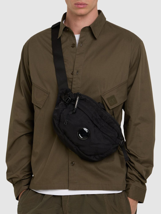 C.P. Company: Nylon B crossbody pack - Black - men_1 | Luisa Via Roma