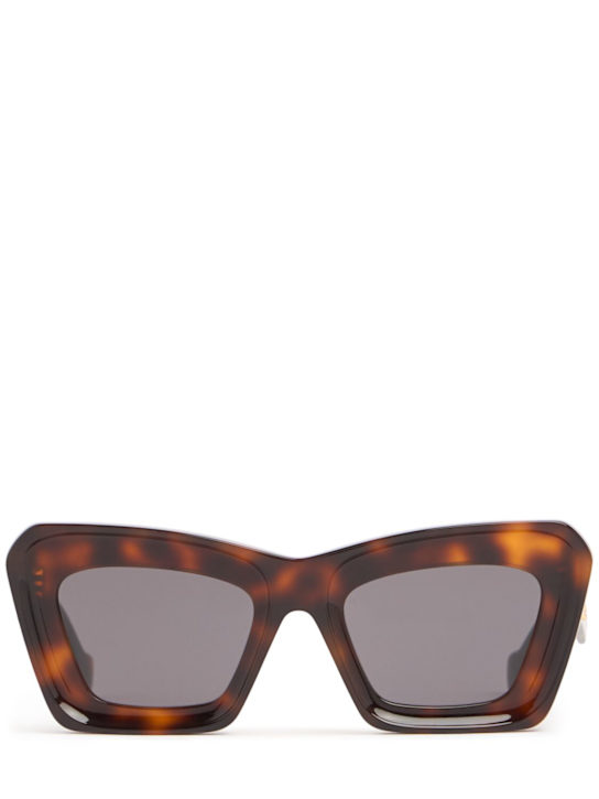 Loewe: Anagram猫眼太阳镜 - Dark Havana - women_0 | Luisa Via Roma
