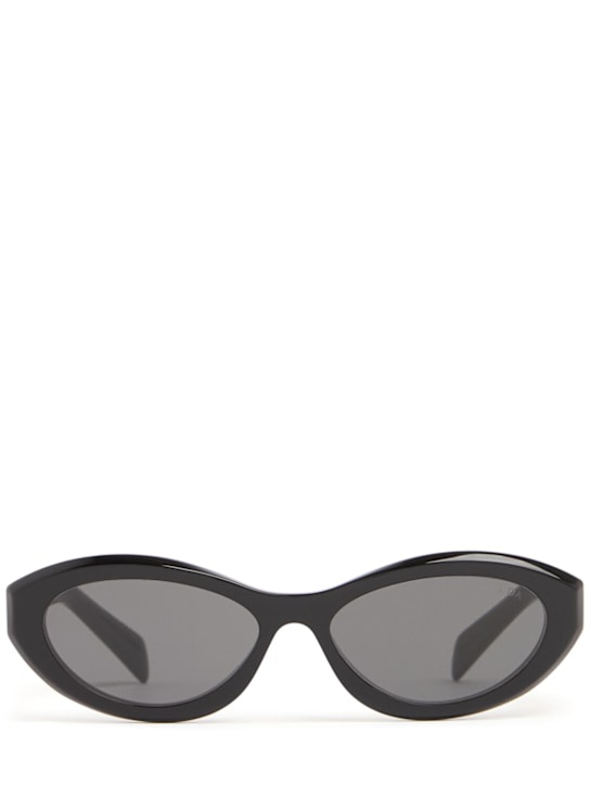 Prada: Catwalk cat-eye acetate sunglasses - women_0 | Luisa Via Roma