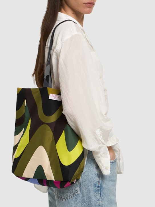 Pucci: Gallery印花真丝托特包 - 多色 - women_2 | Luisa Via Roma
