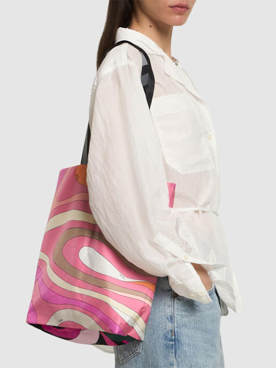 Pucci: Gallery印花真丝托特包 - 多色 - women_1 | Luisa Via Roma