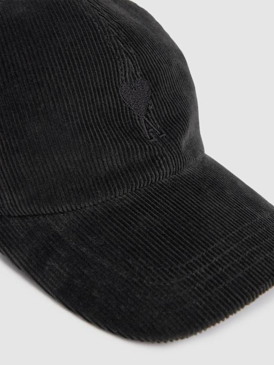 AMI Paris: Corduroy cap - men_1 | Luisa Via Roma