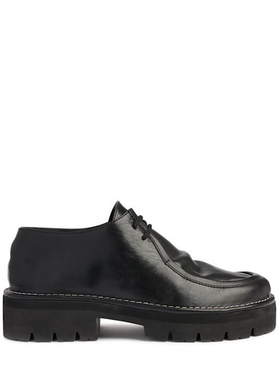 AMI Paris: Schnürschuhe aus Leder - men_0 | Luisa Via Roma