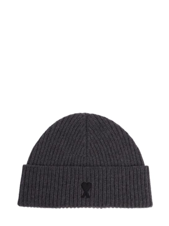 AMI Paris: Wool beanie - men_0 | Luisa Via Roma