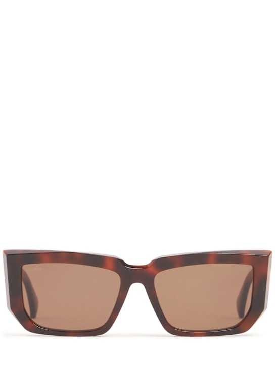 Max Mara: Glimpse7 acetate sunglasses - Dark Havana - women_0 | Luisa Via Roma