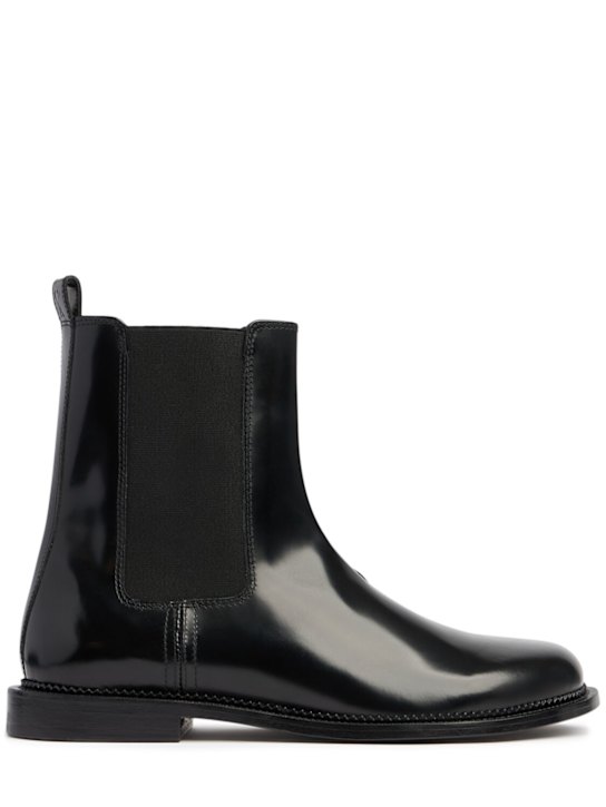 AMI Paris: Leather boots - men_0 | Luisa Via Roma
