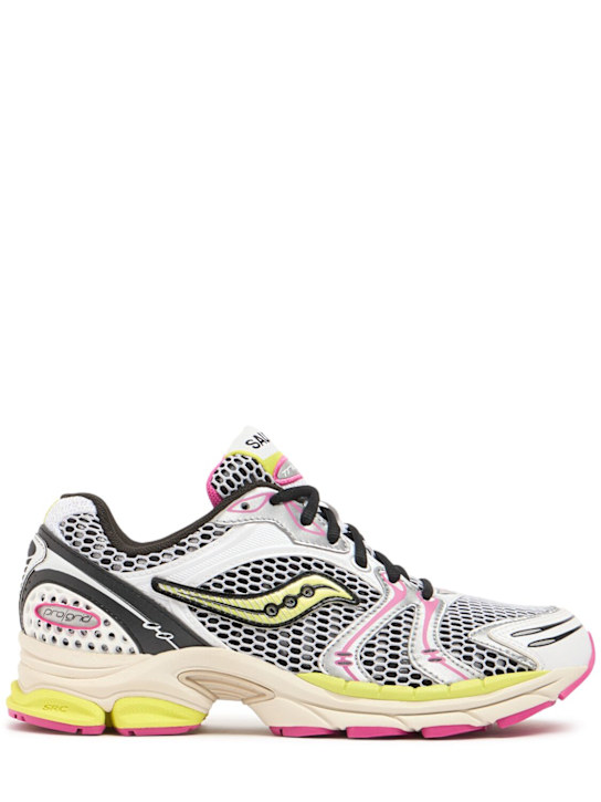 Saucony: Progrid Triumph 4运动鞋 - White/Fluo - women_0 | Luisa Via Roma