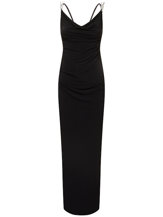 Coperni: Washing clip gown - Black - women_0 | Luisa Via Roma