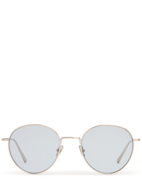 Toteme: The Rounds metal sunglasses - Silver - women_0 | Luisa Via Roma