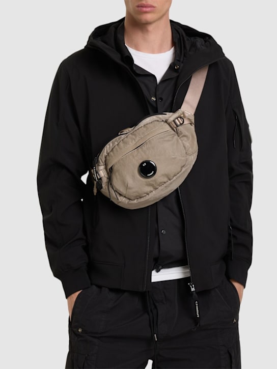 C.P. Company: Nylon B crossbody pack - Vintage Khaki - men_1 | Luisa Via Roma