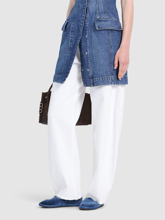 Vibi Venezia: 10mm Delfina velvet slippers - women_1 | Luisa Via Roma