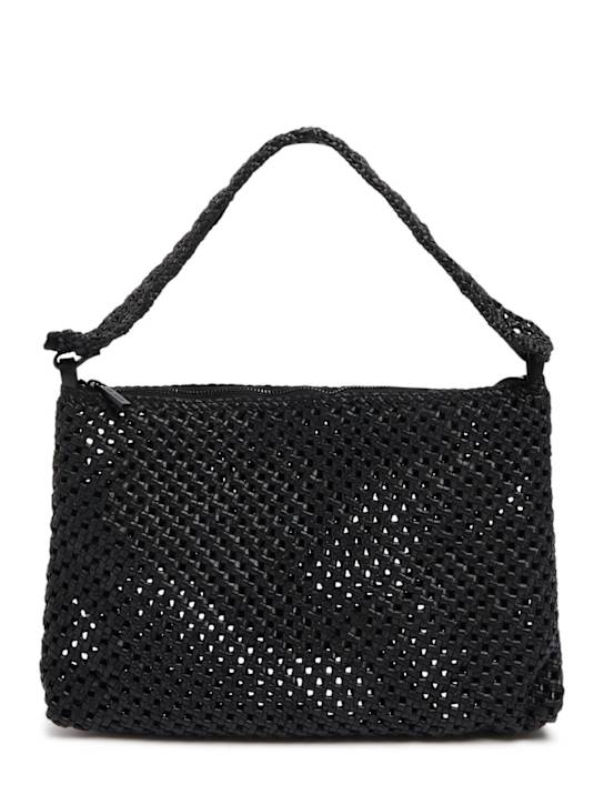 St. Agni: Macramé woven leather shoulder bag - women_0 | Luisa Via Roma