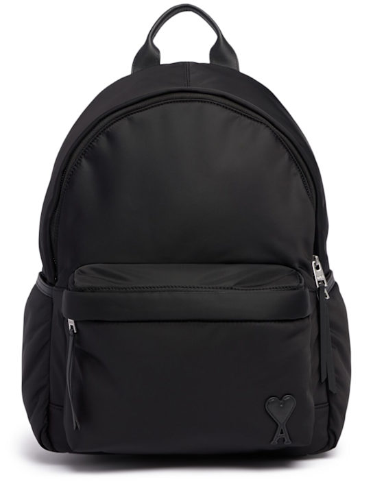 AMI Paris: Nylon backpack - men_0 | Luisa Via Roma