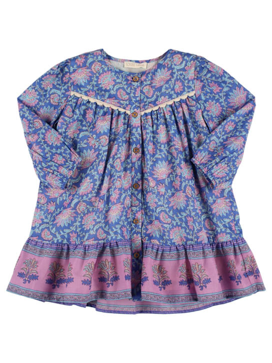 Louise Misha: Vestito in gauze di cotone stampato - kids-girls_0 | Luisa Via Roma