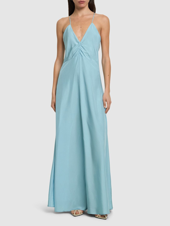 Forte_forte: ハボタイシルク スリップドレス - women_1 | Luisa Via Roma