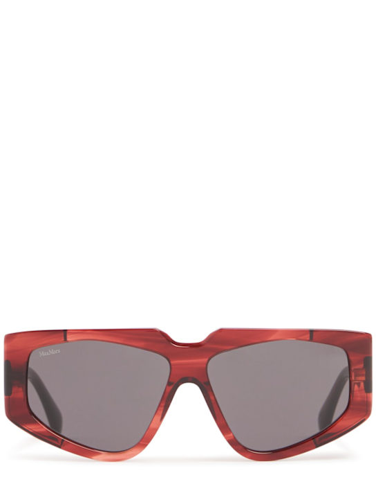 Max Mara: Occhiali da sole Glimpse6 in acetato - women_0 | Luisa Via Roma