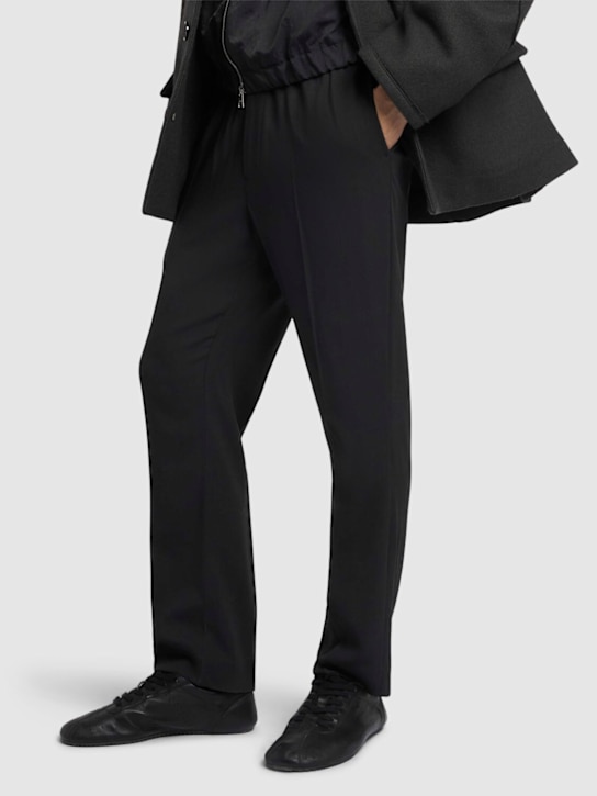 AMI Paris: Nappa leather sneakers - men_1 | Luisa Via Roma