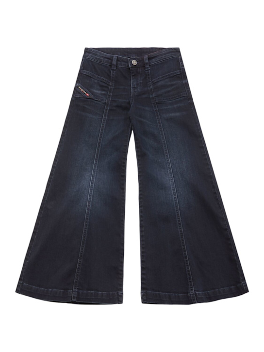 Diesel Kids: Stretch cotton jeans - ブルー - kids-girls_0 | Luisa Via Roma