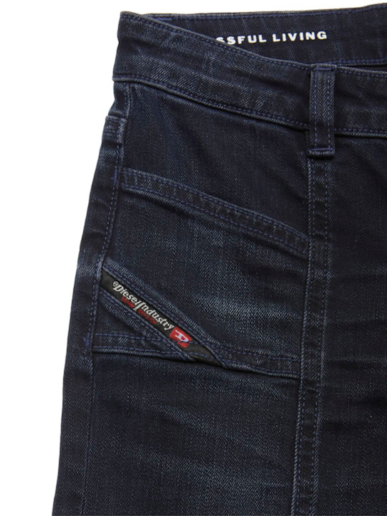 Diesel Kids: Stretch cotton jeans - ブルー - kids-girls_1 | Luisa Via Roma