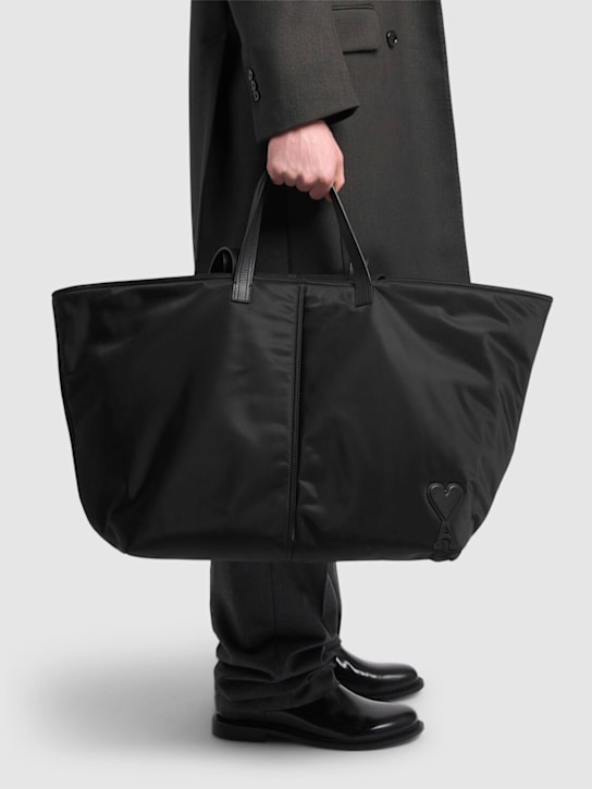 AMI Paris: Sac cabas en nylon - men_1 | Luisa Via Roma