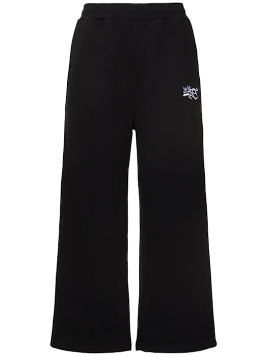 Awake NY: All City open-hem pants - Black - men_0 | Luisa Via Roma