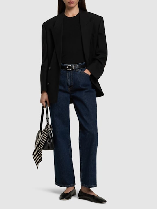 RE/DONE: The Westley rinsed denim jeans - Blue - women_1 | Luisa Via Roma