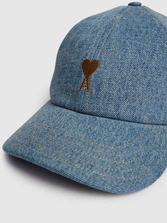 AMI Paris: Denim cap - men_1 | Luisa Via Roma