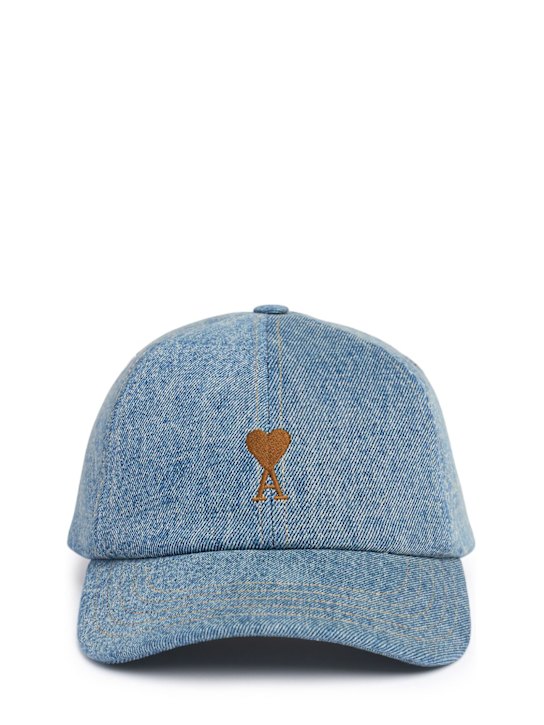 AMI Paris: Denim cap - men_0 | Luisa Via Roma