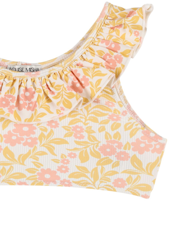 Louise Misha: フラワー柄ビキニ - ピンク - kids-girls_1 | Luisa Via Roma