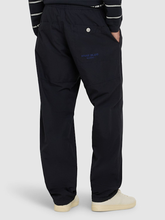 Stone Island: Marina joggers - Navy - men_2 | Luisa Via Roma