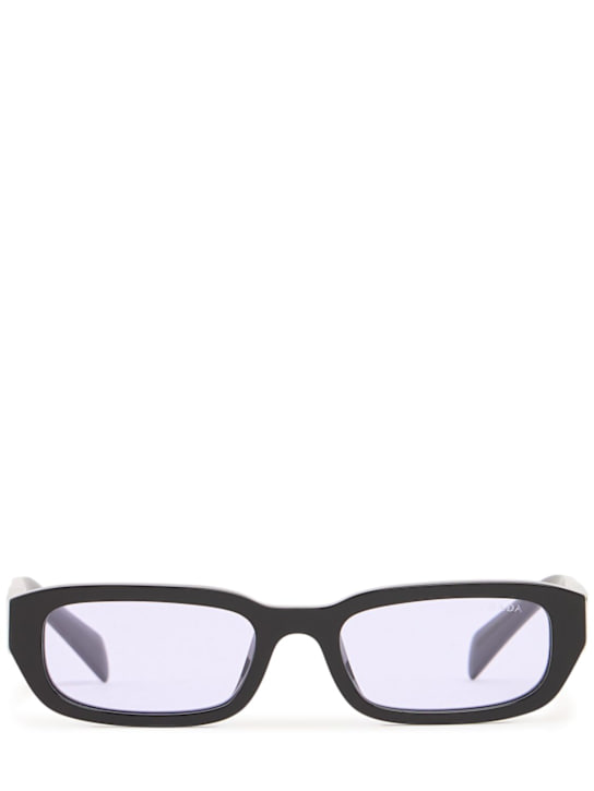 Prada: Symbole acetate sunglasses - Black/Lavander - women_0 | Luisa Via Roma