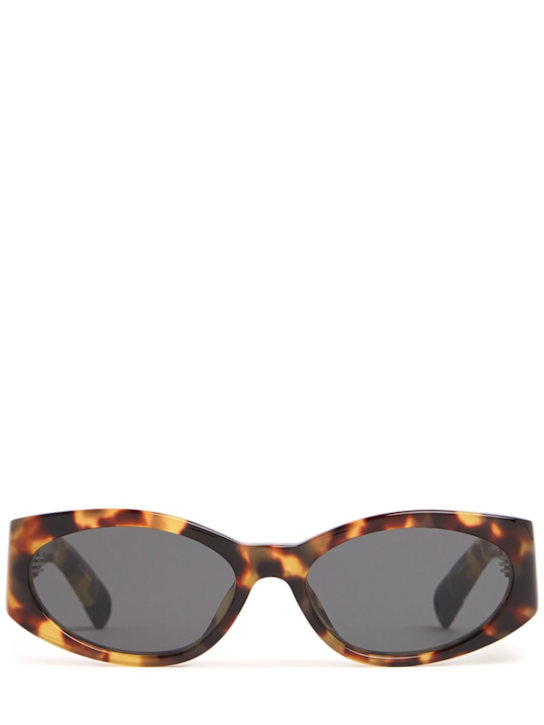 Jacquemus: Les Lunettes Ovalo サングラス - women_0 | Luisa Via Roma