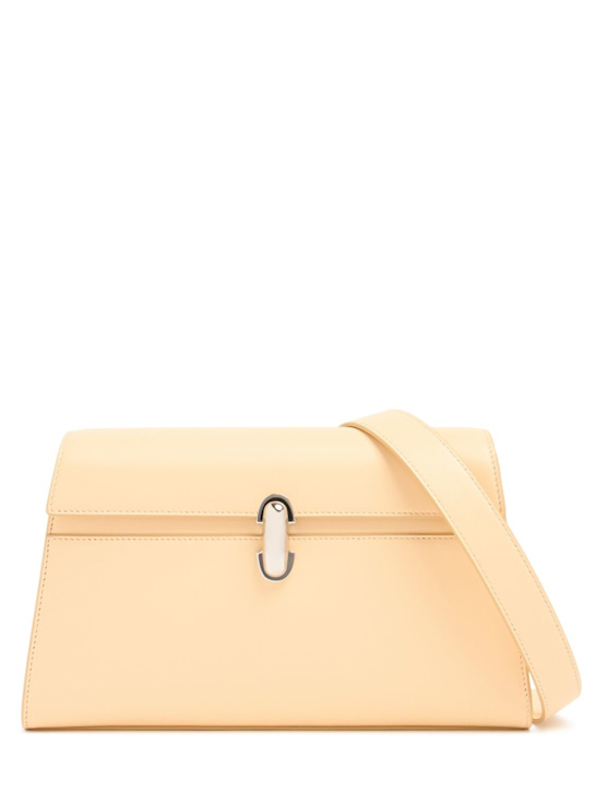 Savette: Symmetry smooth leather shoulder bag - women_0 | Luisa Via Roma