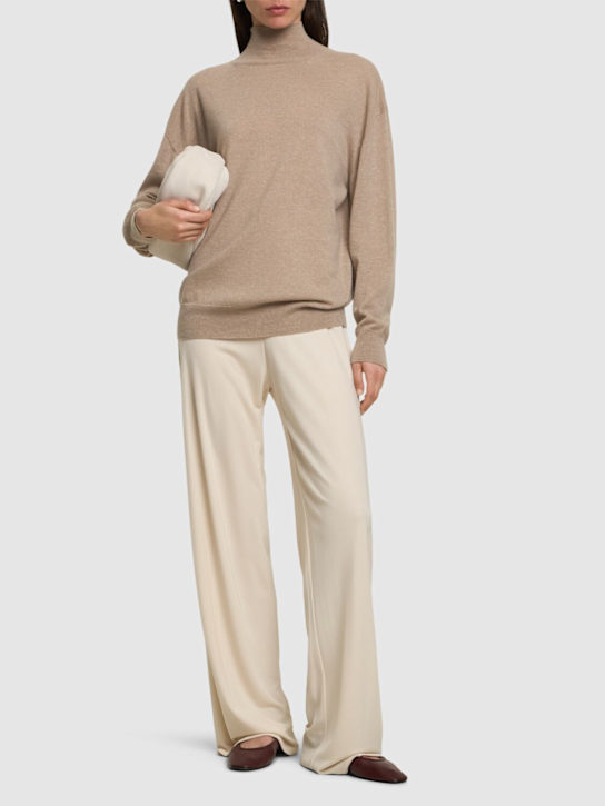 Viscose jersey loose pants - Thumbnail 2