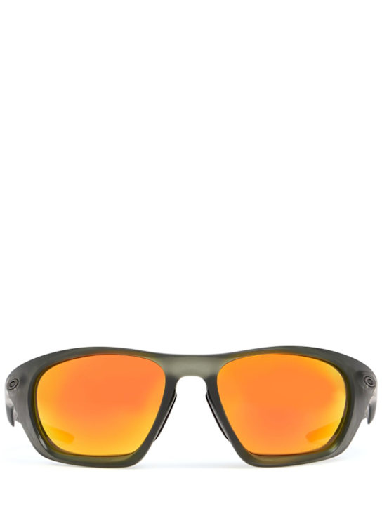 Oakley: Lateralis mirrored sunglasses - Matte Olive Ink - men_0 | Luisa Via Roma